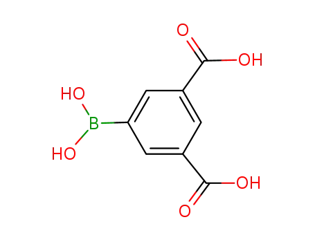 Molecular Structure of 881302-73-4 (3,5-Dicarboxybenzeneboronic acid)