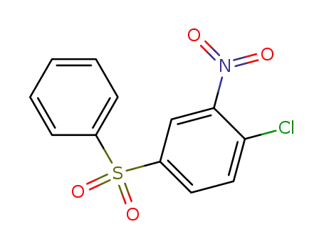 Molecular Structure of 4779-36-6 (1-Chloro-2-nitro-4-(phenylsulfonyl)benzene)