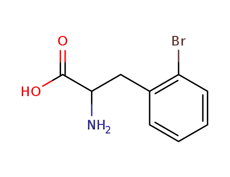 Molecular Structure of 1991-79-3 (2-AMINO-3-(2-BROMO-PHENYL)-PROPIONIC ACID)
