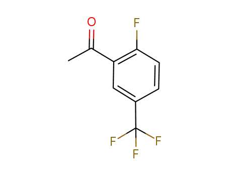 Molecular Structure of 202664-53-7 (2'-FLUORO-5'-(TRIFLUOROMETHYL)ACETOPHENONE)