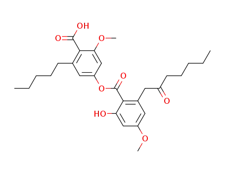 Molecular Structure of 6009-12-7 (confluentic acid)