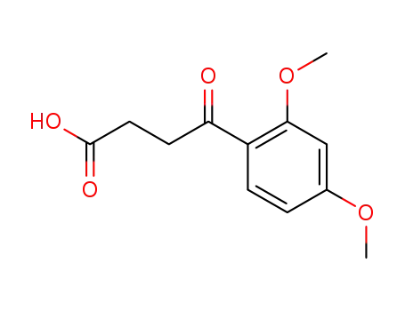 Molecular Structure of 14617-06-2 (4-(2,4-dimethoxyphenyl)-4-oxo-butanoic acid)