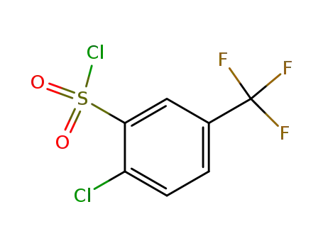 Molecular Structure of 54090-08-3 (2-CHLORO-5-(TRIFLUOROMETHYL)BENZENESULFONYL CHLORIDE)