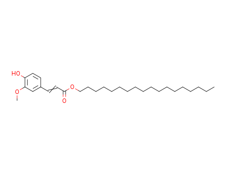 64190-81-4,octadecyl (2E)-3-(4-hydroxy-3-methoxyphenyl)prop-2-enoate,1-Octadecanolferulate; Octadecyl ferulate