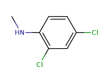 Molecular Structure of 35113-88-3 (N1-METHYL-2,4-DICHLOROANILINE)