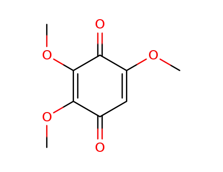 Molecular Structure of 3117-05-3 (2,3,5-trimethoxycyclohexa-2,5-diene-1,4-dione)