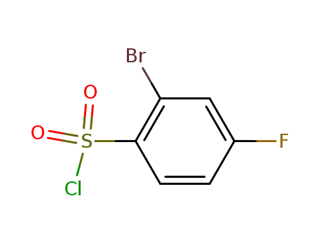 Molecular Structure of 351003-45-7 (2-BROMO-4-FLUOROBENZENESULFONYL CHLORIDE)