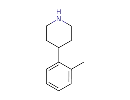 Molecular Structure of 630116-52-8 (4-(2-METHYLPHENYL)PIPERIDINE)