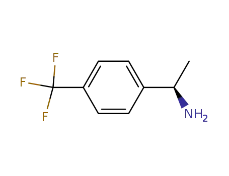 Molecular Structure of 578027-35-7 ((R)-1-[4-(Trifluoromethyl)phenyl]ethylamine)