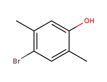Molecular Structure of 85223-93-4 (4-Bromo-2,5-dimethylphenol)