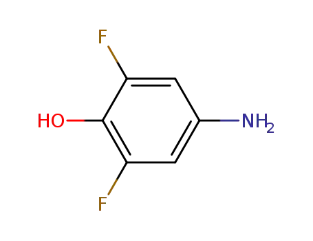 Molecular Structure of 126058-97-7 (4-Amino-2,6-difluorophenol)