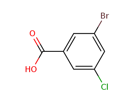 Molecular Structure of 42860-02-6 (3-Bromo-5-chlorobenzoic acid)