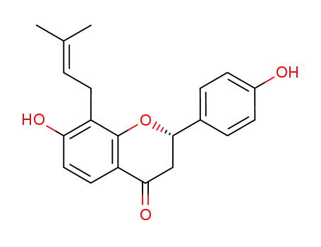 Molecular Structure of 31524-62-6 (Isobavachin)