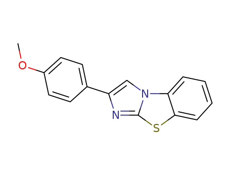 26921-83-5,Imidazo[2,1-b]benzothiazole,2-(4-methoxyphenyl)-,Imidazo[2,1-b]benzothiazole,2-(p-methoxyphenyl)- (8CI); TJU 102