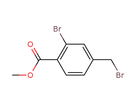Molecular Structure of 128577-48-0 (METHYL-2-BROMO-4-BROMOMETHYLBENZOATE)