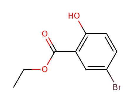 Molecular Structure of 37540-59-3 (Benzoic acid, 5-bromo-2-hydroxy-, ethyl ester)