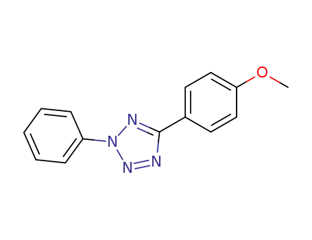 Molecular Structure of 20433-10-7 (5-(4-methoxyphenyl)-2-phenyl-2H-tetrazole)