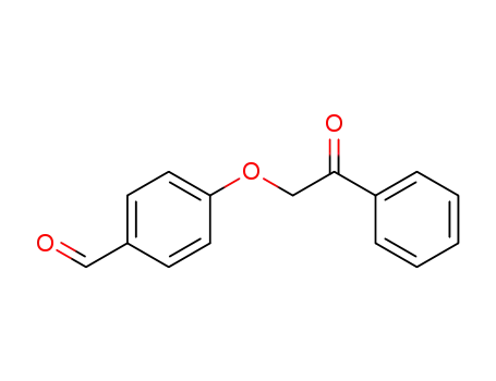 Molecular Structure of 139484-40-5 (4-(2-OXO-2-PHENYLETHOXY)BENZALDEHYDE)