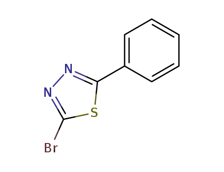 Molecular Structure of 53645-95-7 (2-BROMO-5-PHENYL-1,3,4-THIADIAZOLE)