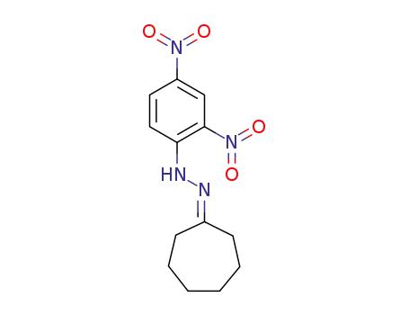 Molecular Structure of 3349-73-3 (1-cycloheptylidene-2-(2,4-dinitrophenyl)hydrazine)