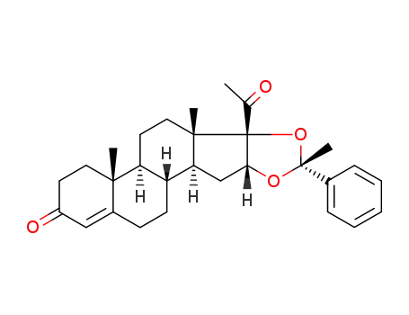 Molecular Structure of 24356-94-3 (Algestone acetophenide)