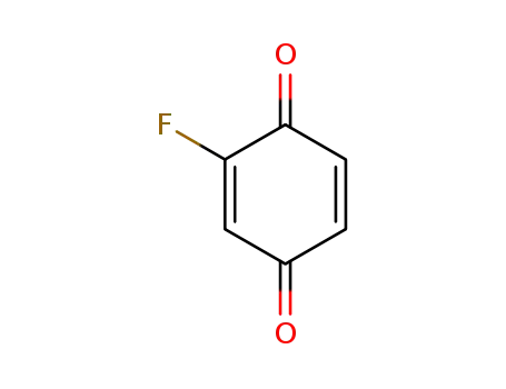 Molecular Structure of 367-28-2 (2-Fluoro-1,4-benzoquinone)