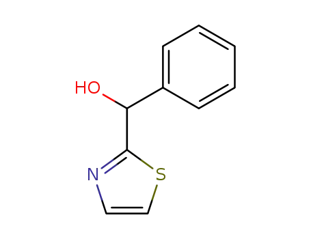 Molecular Structure of 879-52-7 (α-Phenylthiazole-2-methanol)