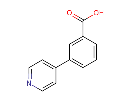 Molecular Structure of 4385-78-8 (3-PYRIDIN-4-YL-BENZOIC ACID)