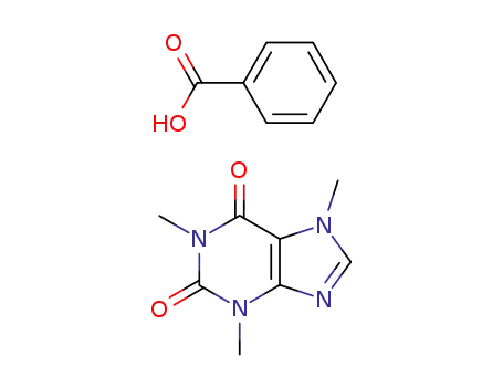 Molecular Structure of 5743-17-9 (CAFFEINE BENZOATE)