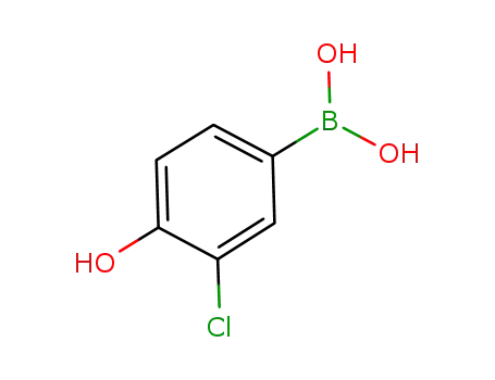 Molecular Structure of 182344-13-4 (3-Chloro-4-hydroxyphenylboronic acid)