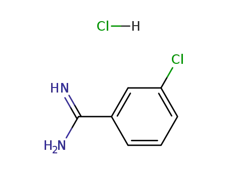 Molecular Structure of 24095-60-1 (3-CHLOR-BENZAMIDINE HYDROCHLORIDE)