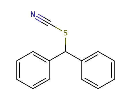 Molecular Structure of 13317-56-1 (Thiocyanic acid, diphenylmethyl ester)