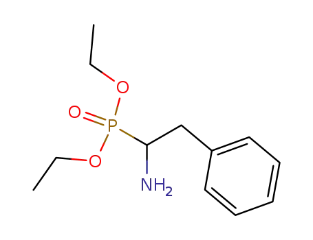 Molecular Structure of 77526-73-9 (Phosphonic acid, (1-amino-2-phenylethyl)-, diethyl ester)