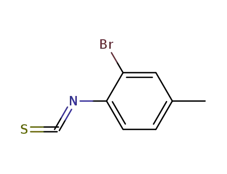 Molecular Structure of 19241-39-5 (2-BROMO-4-METHYLPHENYL ISOTHIOCYANATE)