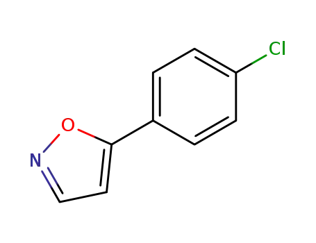 Molecular Structure of 7064-32-6 (5-(4-CHLOROPHENYL)ISOXAZOLE)