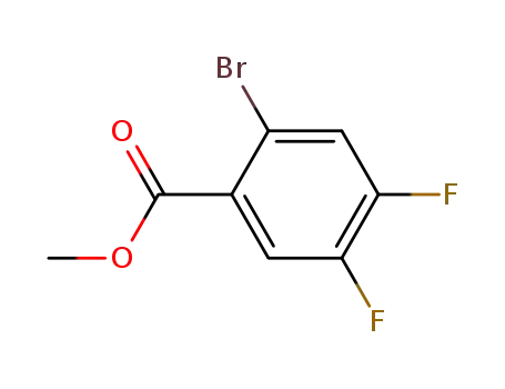 Molecular Structure of 878207-28-4 (METHYL 2-BROMO-4,5-DIFLUOROBENZOATE)