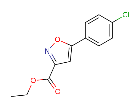 ETHYL 5-(4-CHLOROPHENYL)ISOXAZOLE-3-CARBOXYLATE