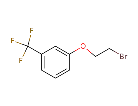 Molecular Structure of 18800-39-0 (1-(2-bromoethoxy)-3-(trifluoromethyl)benzene)