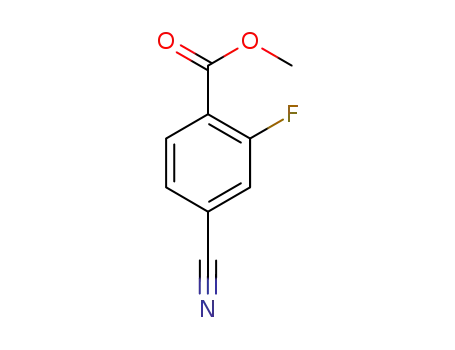 Molecular Structure of 175596-01-7 (4-CYANO-2-FLUOROBENZOIC ACID METHYL ESTER)