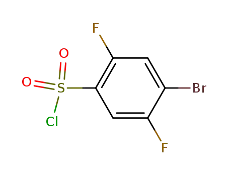Molecular Structure of 207974-14-9 (4-BROMO-2,5-DIFLUOROBENZENESULFONYL CHLORIDE)