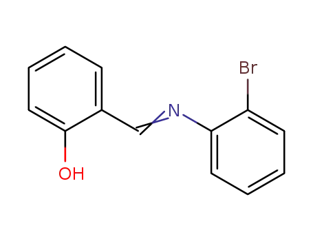Molecular Structure of 3607-38-3 (Phenol, 2-[[(2-bromophenyl)imino]methyl]-)
