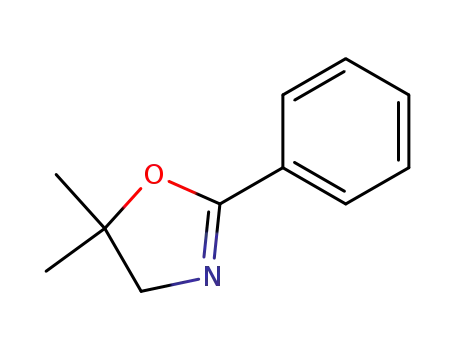 Molecular Structure of 33561-48-7 (Oxazole, 4,5-dihydro-5,5-dimethyl-2-phenyl-)