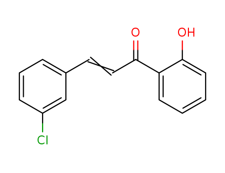 Molecular Structure of 1849-58-7 (2-Propen-1-one, 3-(3-chlorophenyl)-1-(2-hydroxyphenyl)-)