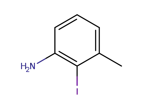 Molecular Structure of 89938-16-9 (2-iodo-3-methylaniline)