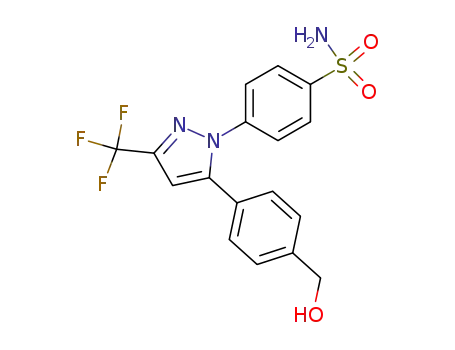 Molecular Structure of 170571-00-3 (HYDROXYMETHYL CELECOXIB)