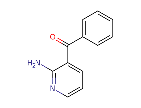 Molecular Structure of 3810-10-4 (2-AMINO-3-BENZOYLPYRIDINE)