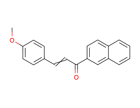 Molecular Structure of 22359-67-7 (3-(4-METHOXYPHENYL)-1-(2-NAPHTHYL)-PROP-2-EN-1-ONE)