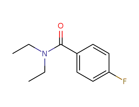 Molecular Structure of 10366-88-8 (N,N-Diethyl-4-fluorobenzaMide, 97%)