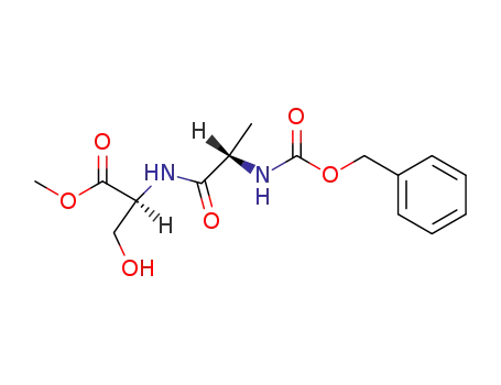 Molecular Structure of 19542-34-8 (Z-ALA-SER-OME)