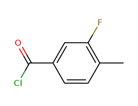 Molecular Structure of 59189-97-8 (3-FLUORO-4-METHYLBENZOYL CHLORIDE)